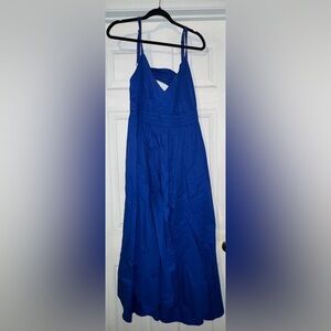 Vibrant Blue Strapless Dress